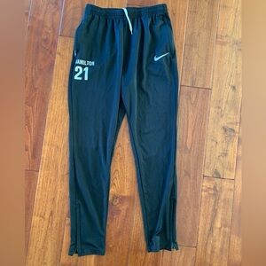 Nike Boys Black Dri Fit Training Pants Joggers Size XL Soccer Track Athletic